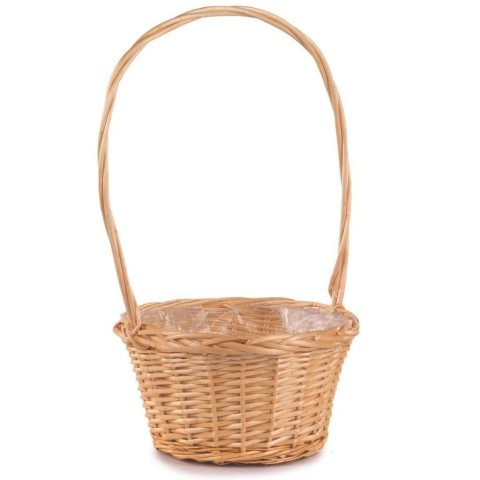 CESTA TONDA VIMINI NATURAL D30